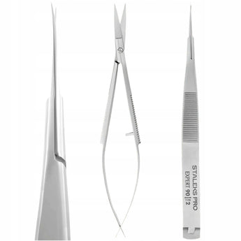 STALEKS Professional silmänkulmien muotoilu mikrosakset EXPERT 90 TYPE 2