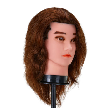 Gabbiano WZ3 training barber head, natural hair, color 4H, length 8"