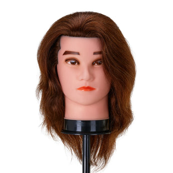 Gabbiano WZ3 training barber head, natural hair, color 4H, length 8"